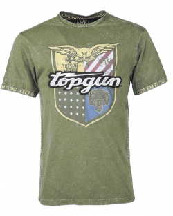 TOP GUN olive T-Shirt Insignia