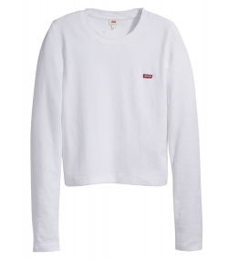 LEVIS Long Sleeve BABY TEE - WHITE