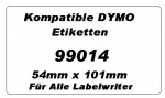 Kompatible Dymo Etiketten 99014 x 12 Rollen