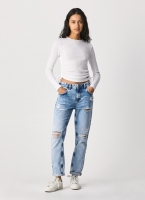 Pepe Jeans VIOLET MOM CARROT FIT HIGH WAIST JEANS