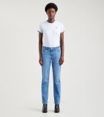 LEVIS WOMENS LOW PITCH STRAIGHT JEANS