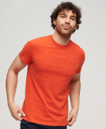 Superdry Essential T-Shirt Aus Bio-Baumwolle Mit Logo Orange Meliert