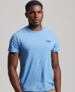 Superdry Essential T-Shirt Aus Bio-Baumwolle Mit Logo Blau