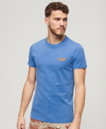 Superdry Essential T-Shirt Aus Bio-Baumwolle Mit Logo Monaco Blue