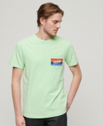 Superdry Gestreiftes Cali T-Shirt Mit Logo